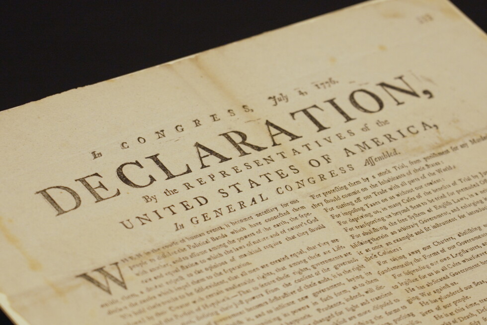 Michael Scurr, a volunteer at Britain’s National Archives, has discovered a rare early copy of the Declaration of Independence.