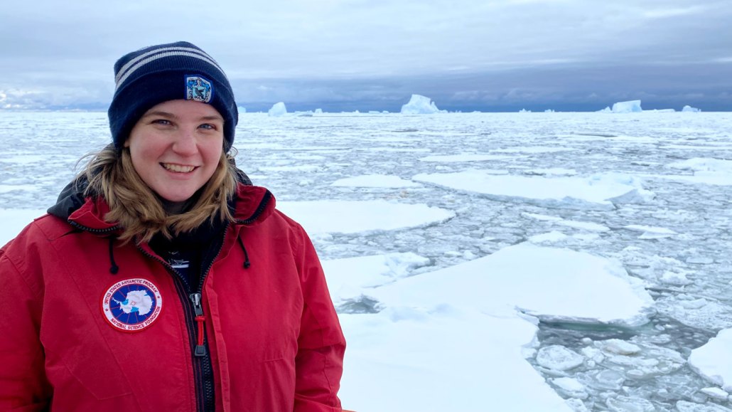 Oceanographer Lily Dove wants to know how climate change is affecting the Southern Ocean that surrounds Antarctica. Isa Rosso