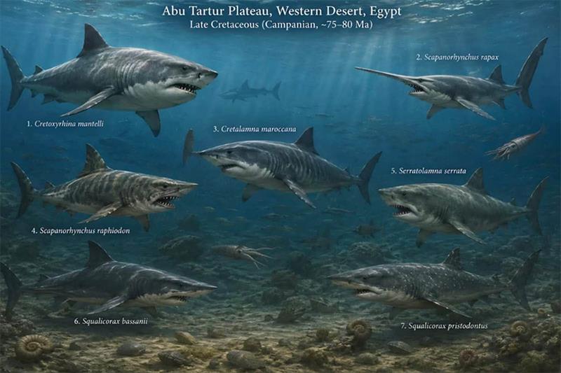 Ancient "Shark Graveyard" Discovered In Egyptian Desert has 48 comments.